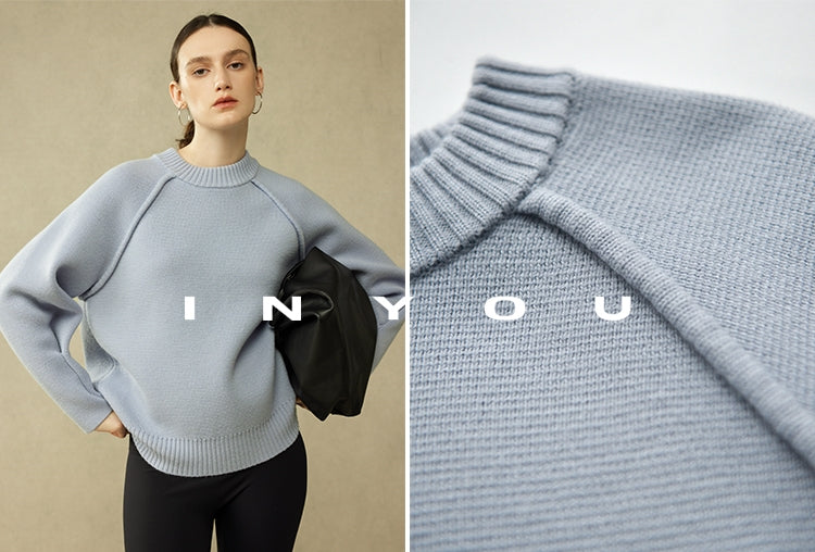 Thick Leg-Of-Matton Sleeve Knit_BDHL6789