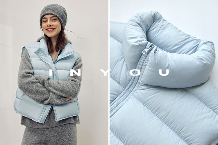 Stand-Collar Down Vest_BDHL7987