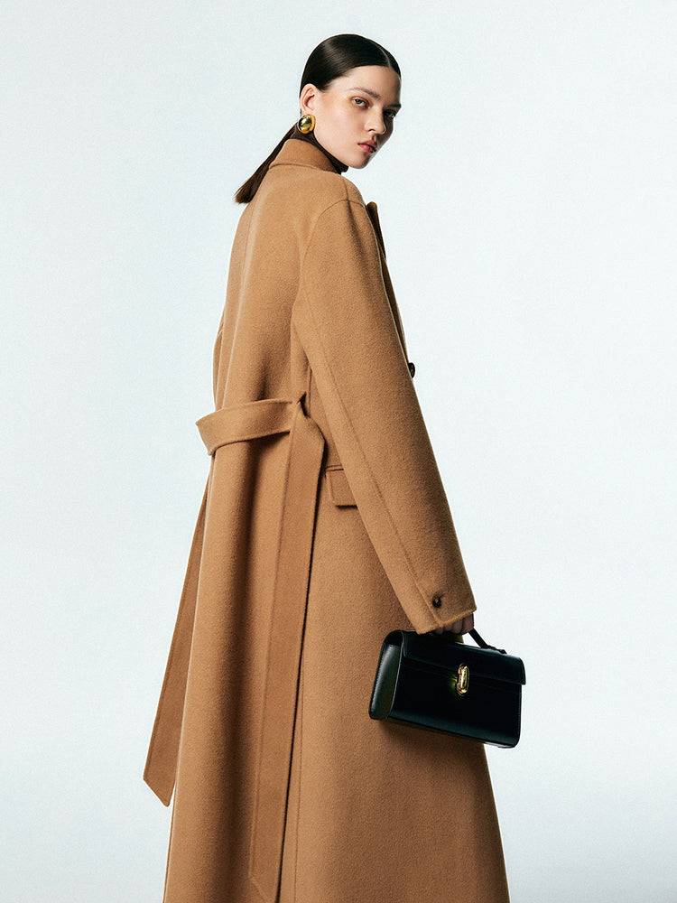 Double-sided minimalist style coat_BDHL5378