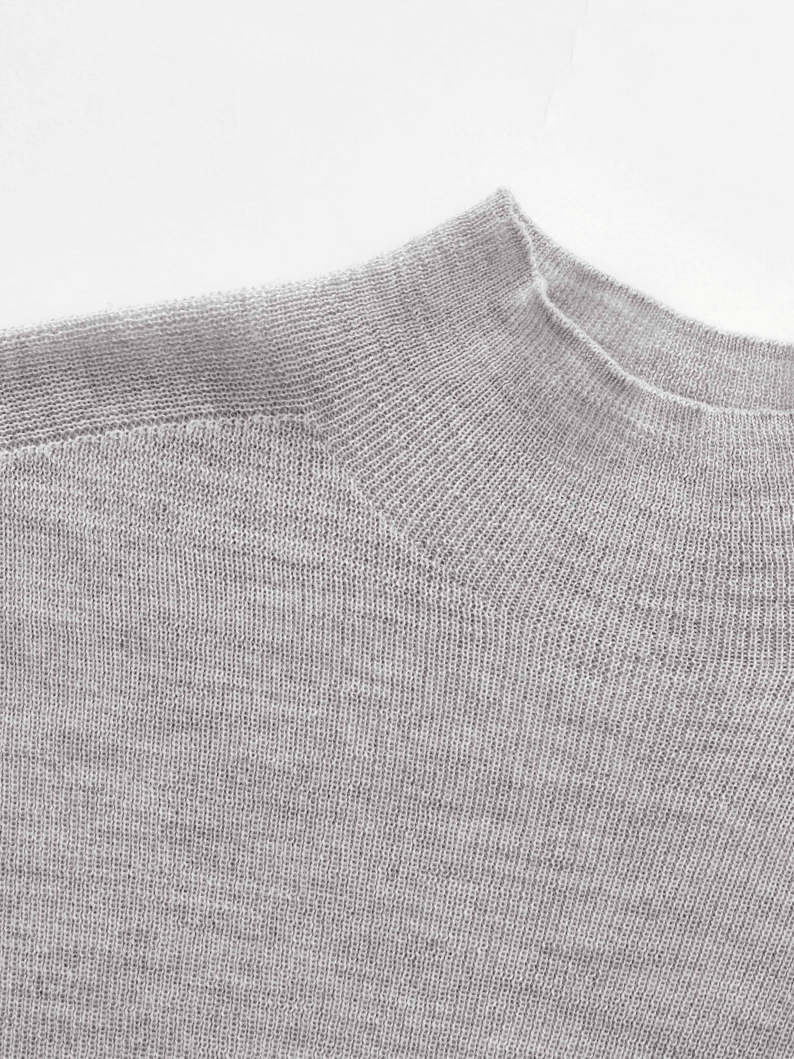 Seamless Half Turtleneck Tops_BDHL6623