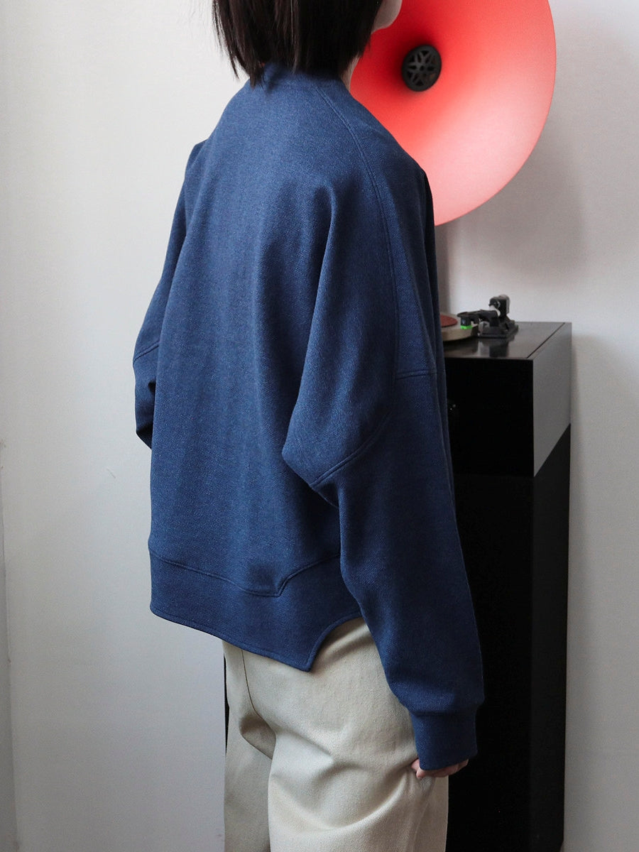 Hem-Cut Design Sweatshirt_BDHL8104
