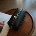 [Low in stock] Natural Leather Zip Pouch_BDHL8187
