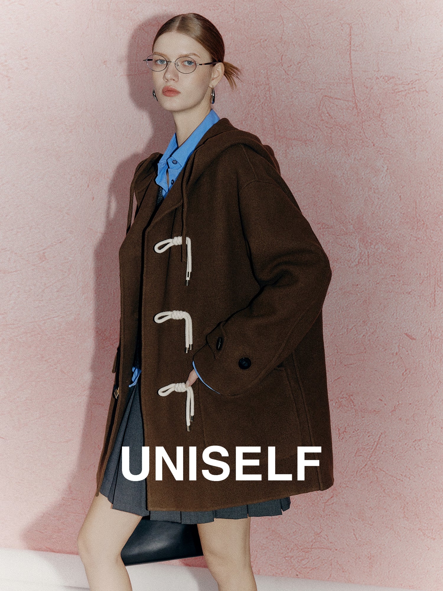 Simple Design Duffle Coat_BDHL7973