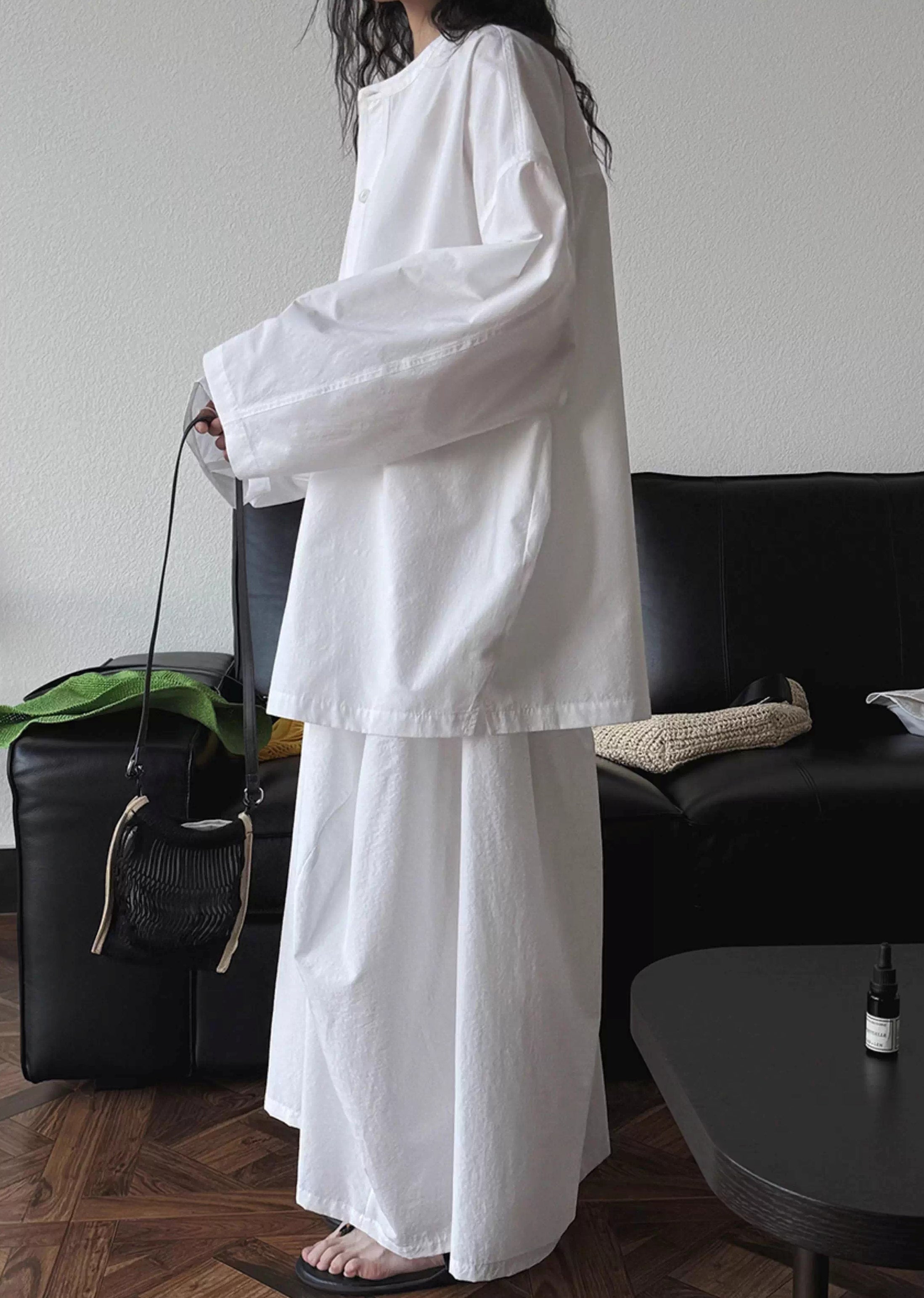 High-Waisted Long Skirt_BDHL7378