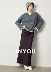 Collarless Jacket And Skirt_BDHL6502