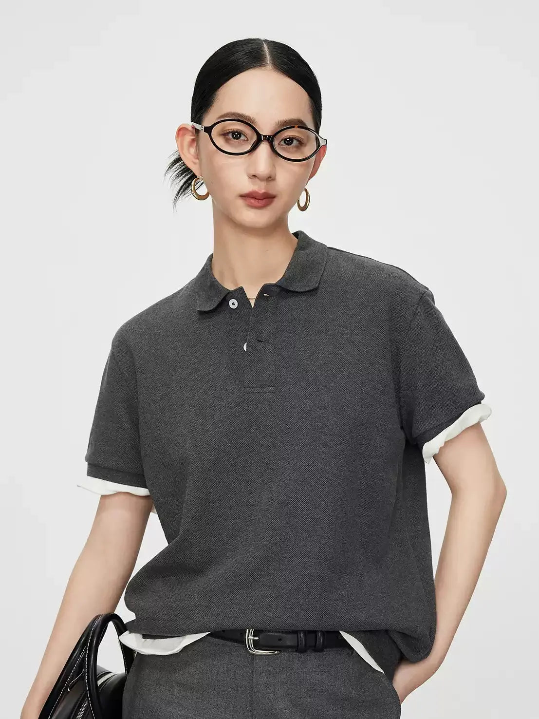 Simple Design Polo Shirt_BDHL7590