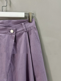 Diagonal Fronted Wide-Leg Pants_BDHL7409