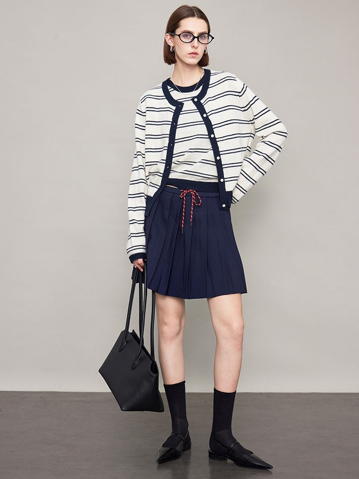 Striped Vest Or Cardigan_BDHL6612