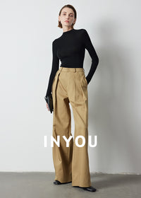 Draped Pressed Wide-Leg Pants_BDHL6392