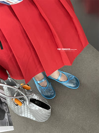 Ribbon Sheer Flat Shoes_BDHL7444
