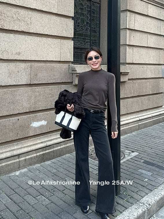 Half-High Neck Slim Tops_BDHL8004