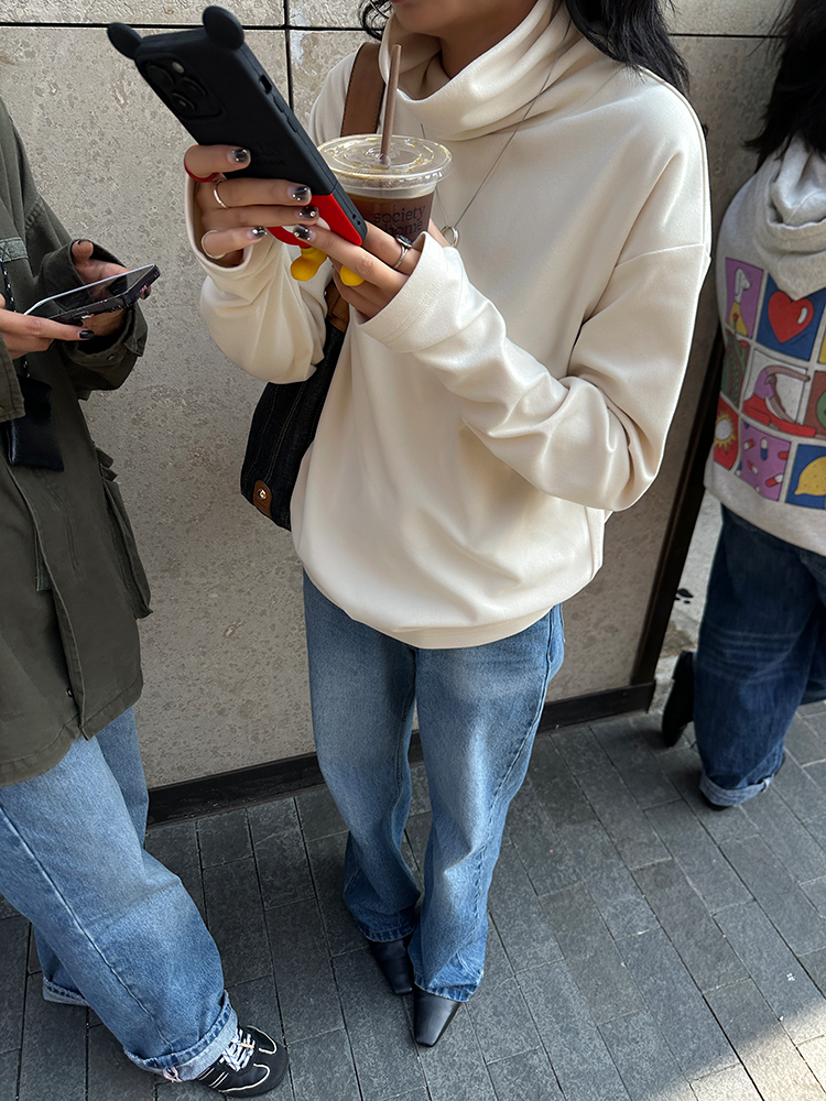 高領瓶頸襯衫_BDHL6803