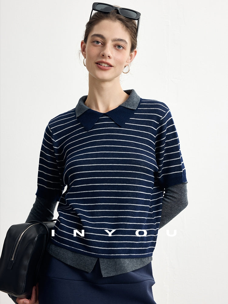 Two-Piece Style Knit Tops_BDHL7748