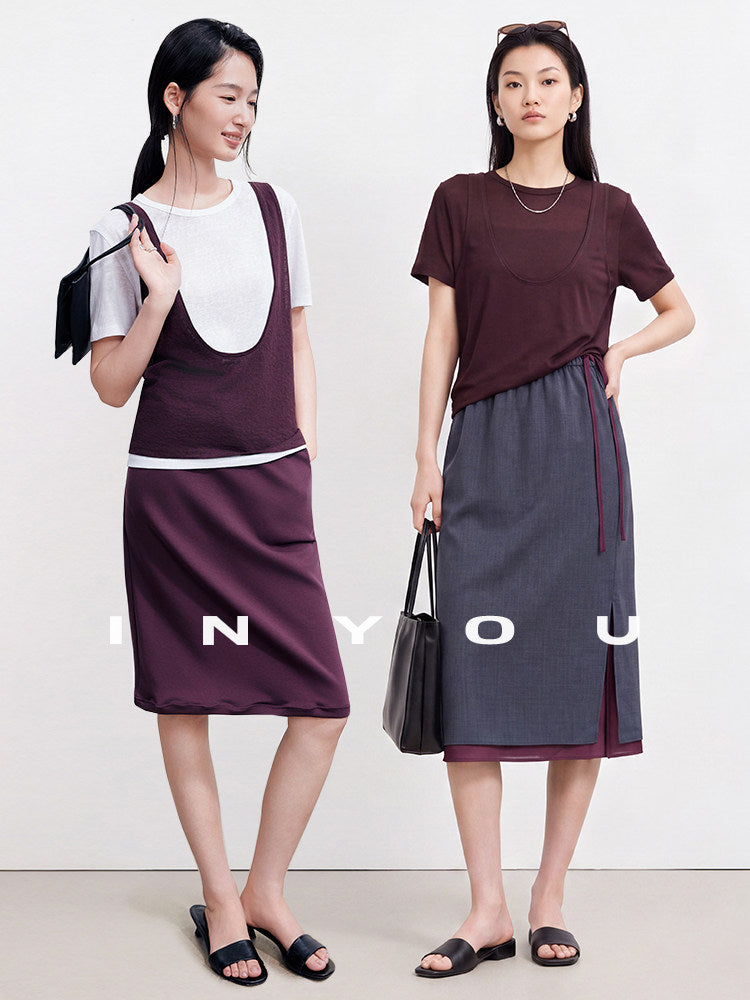 Layered Short-Sleeve Top Set_BDHL8392