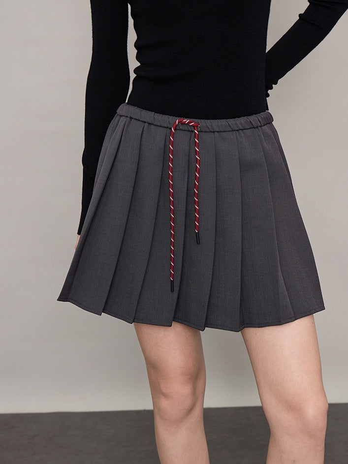 College String Pleated Skirt_BDHL6618