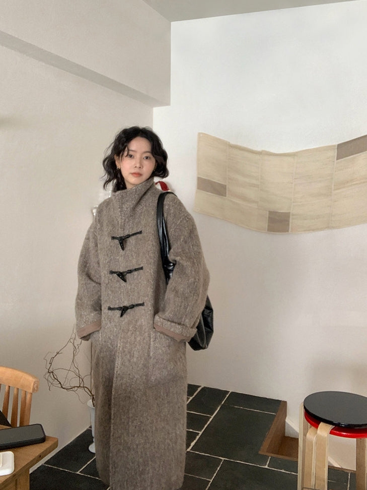 Stand Collar Duffle Coat_BDHL8164