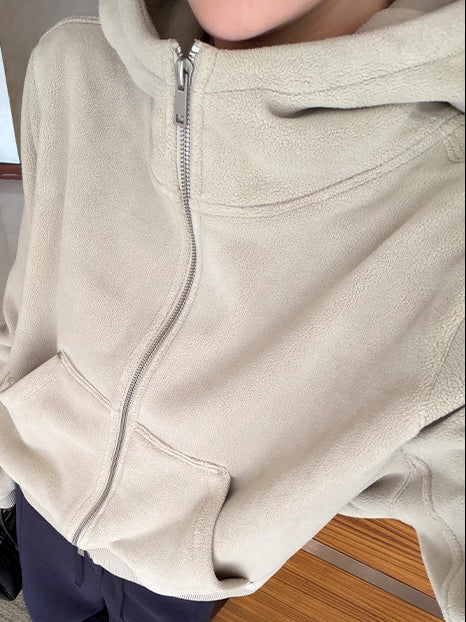 Hooded Thick Short Jacket_BDHL8127