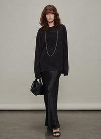 Loose Long-Sleeved Sheer Tops_BDHL6328