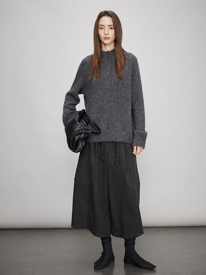 Drape Round Carrot Pants_BDHL7991