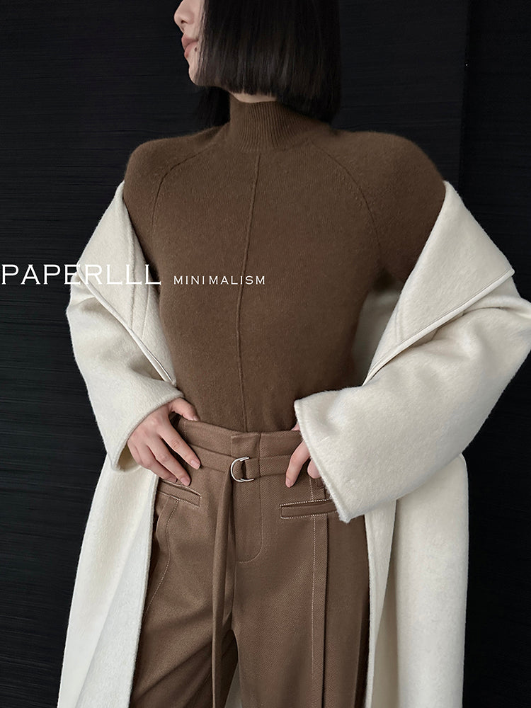 High-Neck Slim Knit Tops_BDHL8021