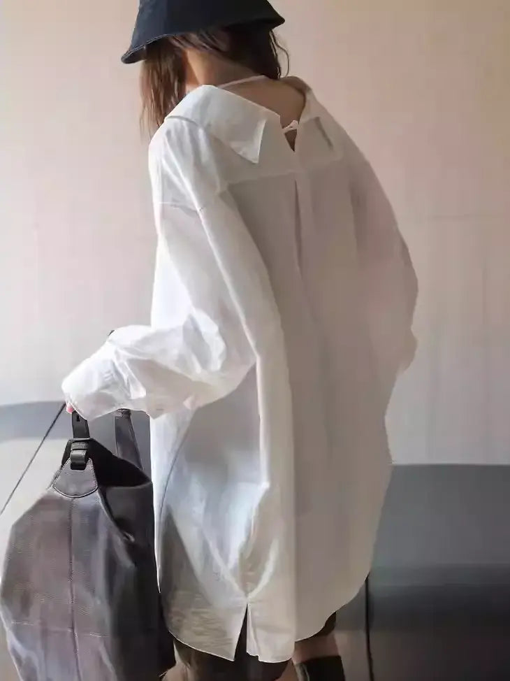 寬鬆後領襯衫_BDHL7381