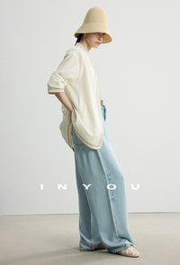 Collarless Embroidered Jacket_BDHL7486