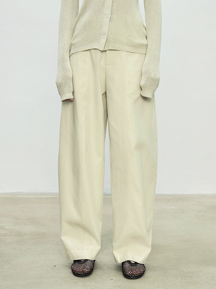 Simple Design Wide Pants_BDHL7103