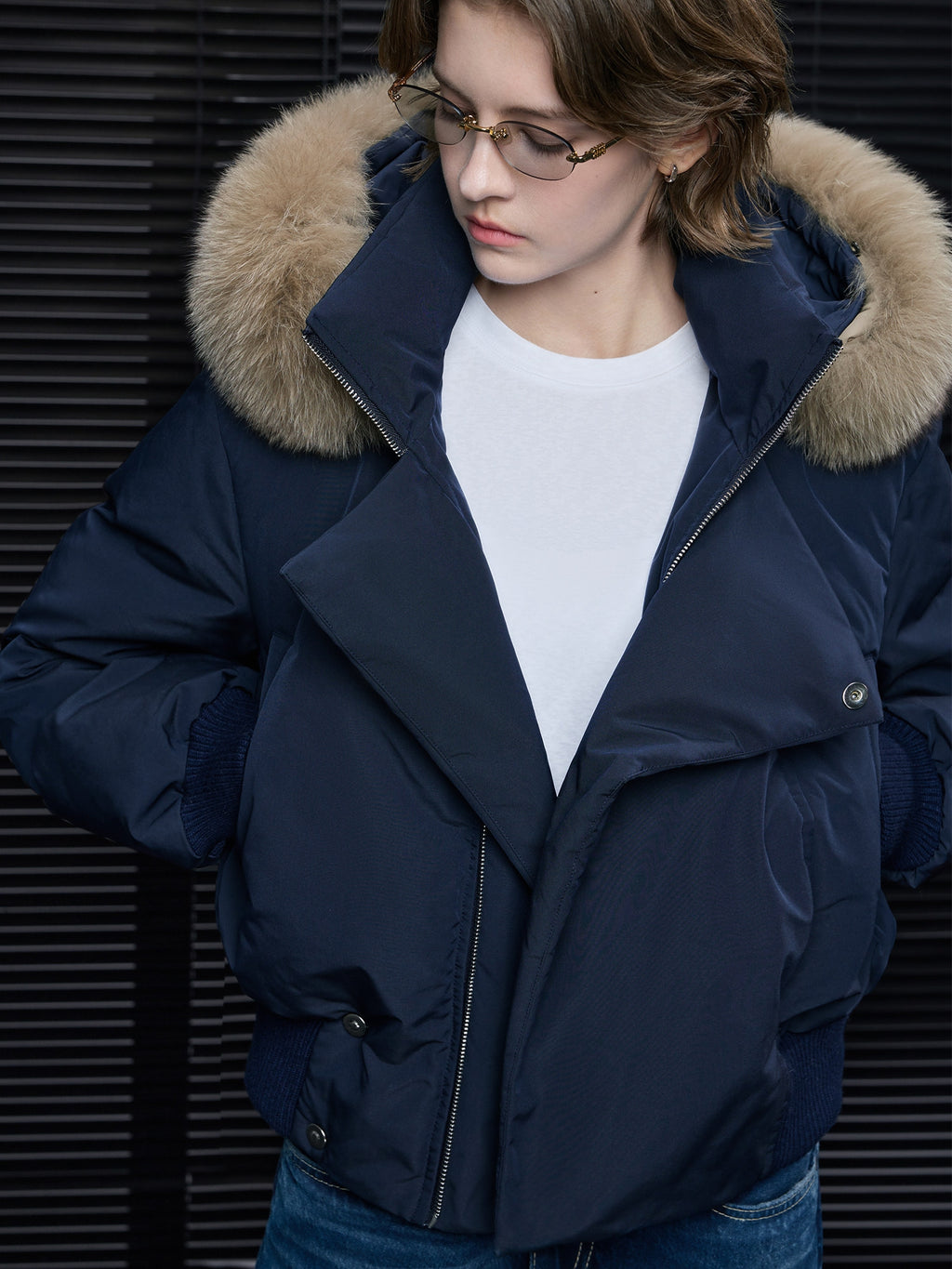 短連帽羽絨外套_BDHL8071