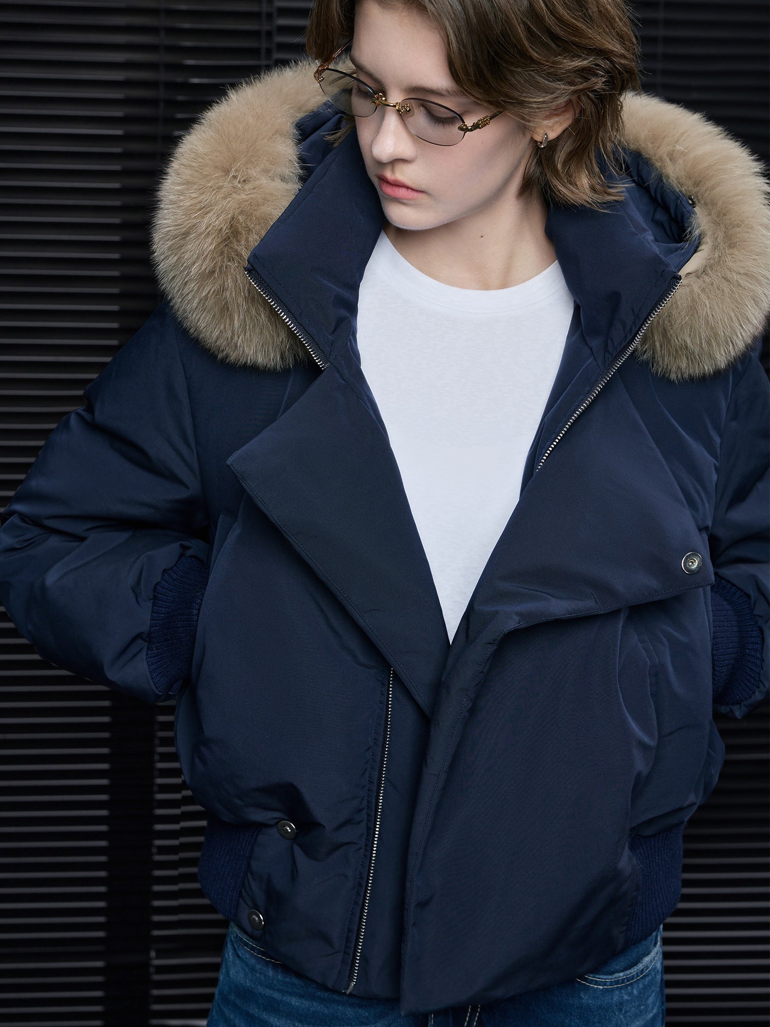 短連帽羽絨外套_BDHL8071