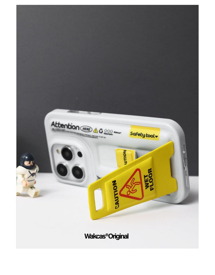 Caution Wet Floor iPhone Case_HL3274