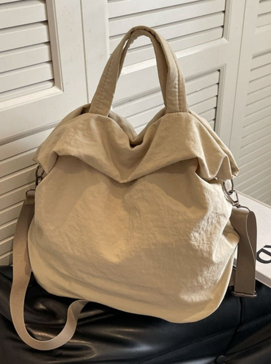 Nylon Shoulder Bucket Bag_BDHL6232