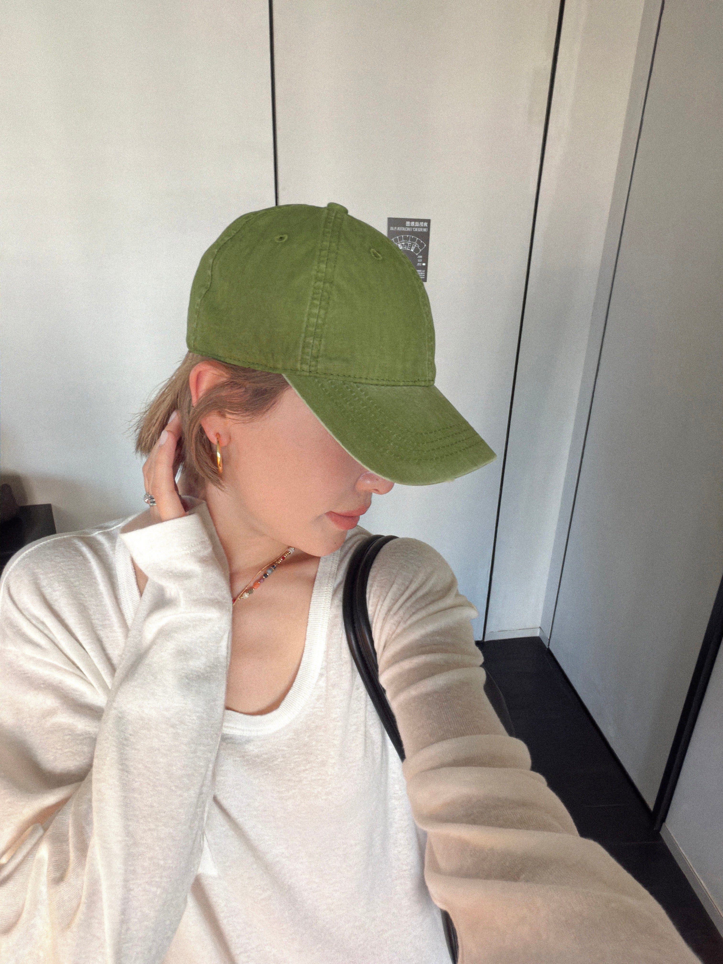 Vintage Washed Soft-Top Baseball Cap_BDHL8331