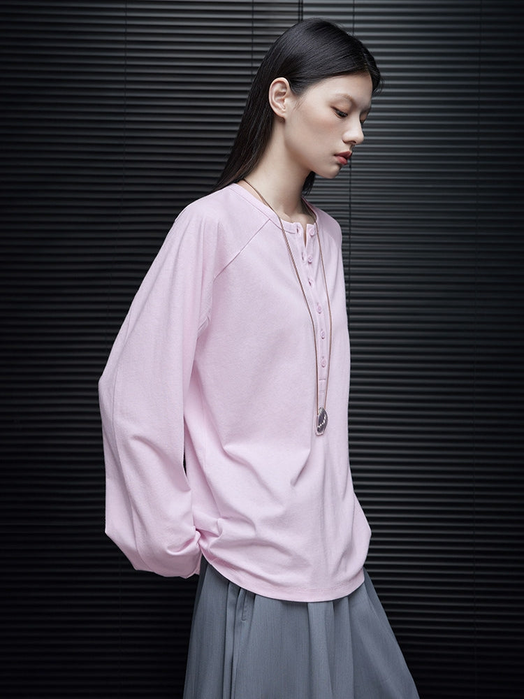 亨利領寬鬆上衣_BDHL8076