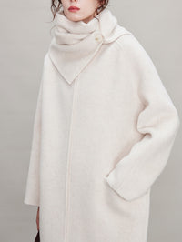 Scarf Straight Silhouette Coat_BDHL6673