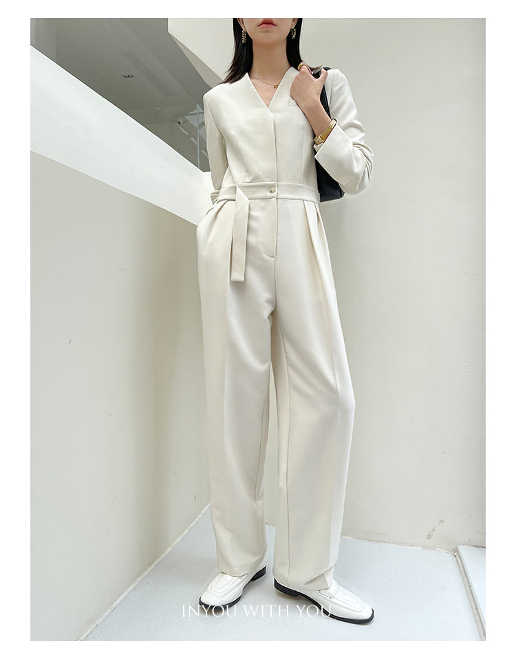 【累計販売1000枚突破】No Collar Jumpsuit_LCHK/9394