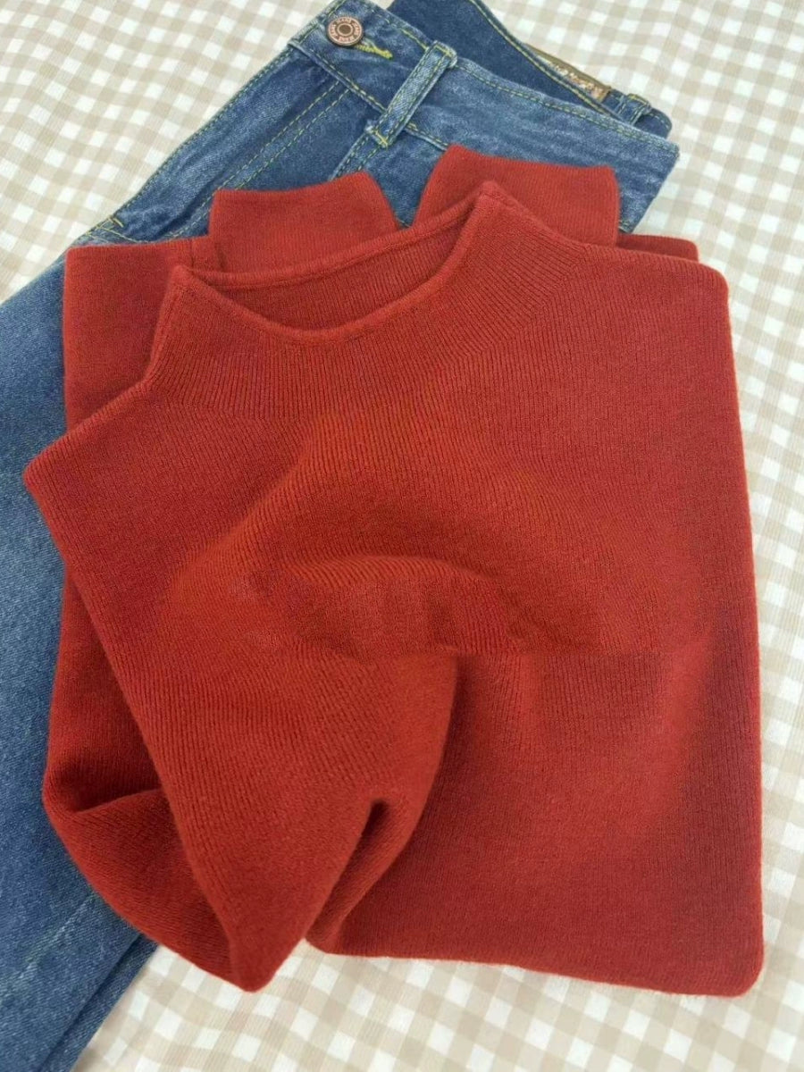 Stand-Collar sweater Or Knitted Vest_BDHL7819