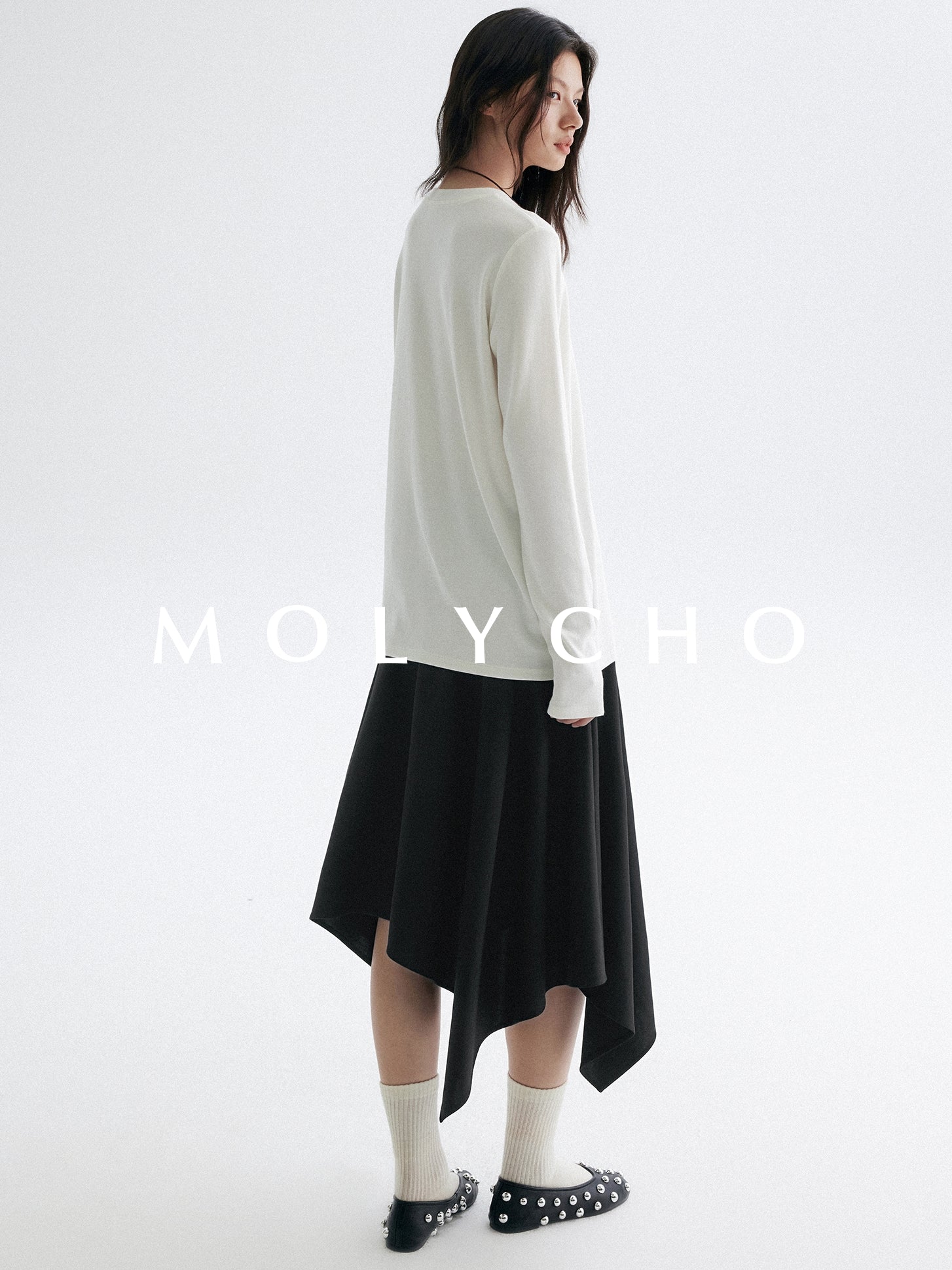 寬鬆白色上衣_BDHL7943