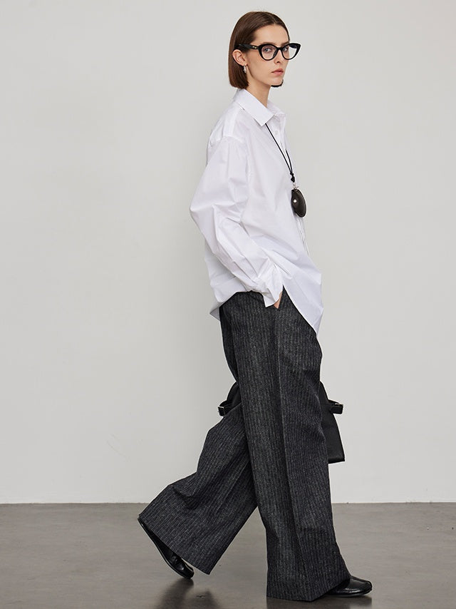 High-Waist Striped Tweed Pants_BDHL6443