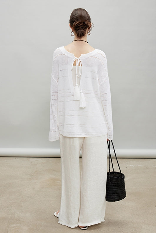 Loose Sleeveless Vest Or Wide Pants_BDHL7190