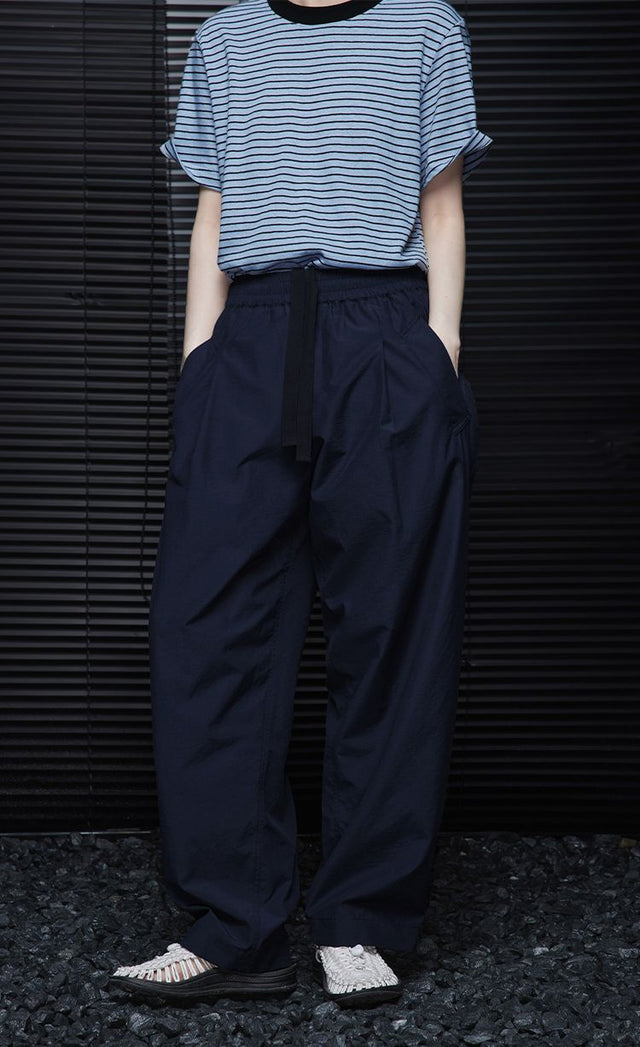 High Waist Draped Loose Pants_BDHL6026