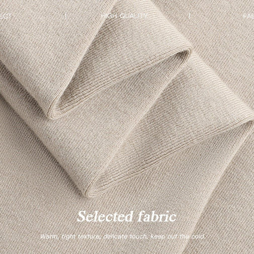 Half-Open Collar Knit Tops_BDHL8027