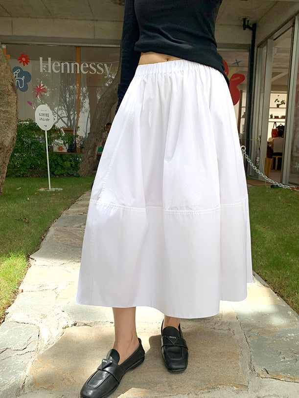 Simple High-Waisted Bad Skirt_BDHL7618