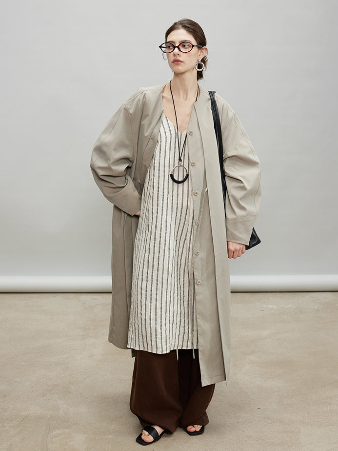 Fake Two-Piece Mid-Length Jacket_BDHL7188