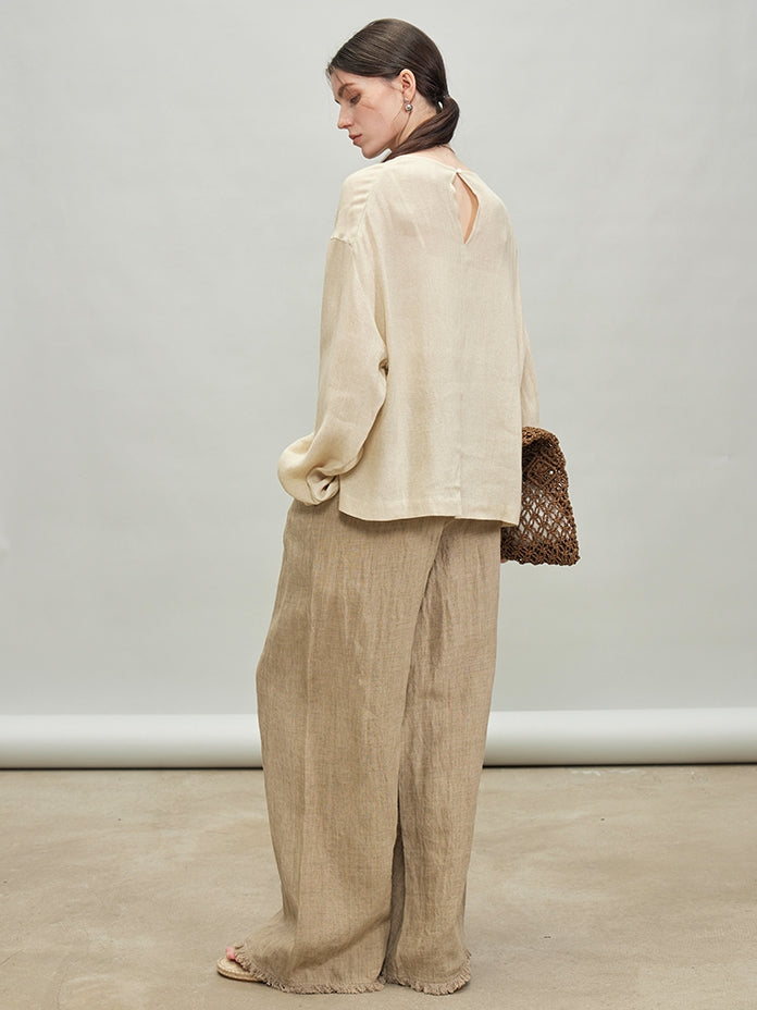 Two-Piece Crew-Neck Tops_BDHL7290