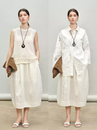 3D Shape Bud Skirt_BDHL7332