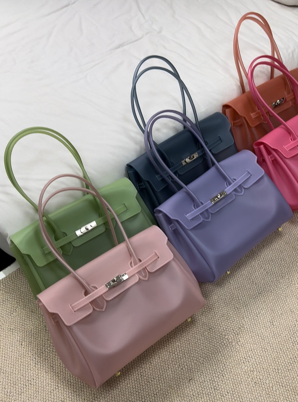 Jelly Turn-Lock Tote Bag_BDHL8250