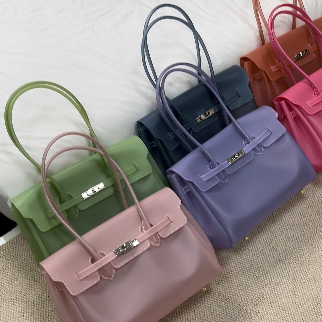Jelly Turn-Lock Tote Bag_BDHL8250