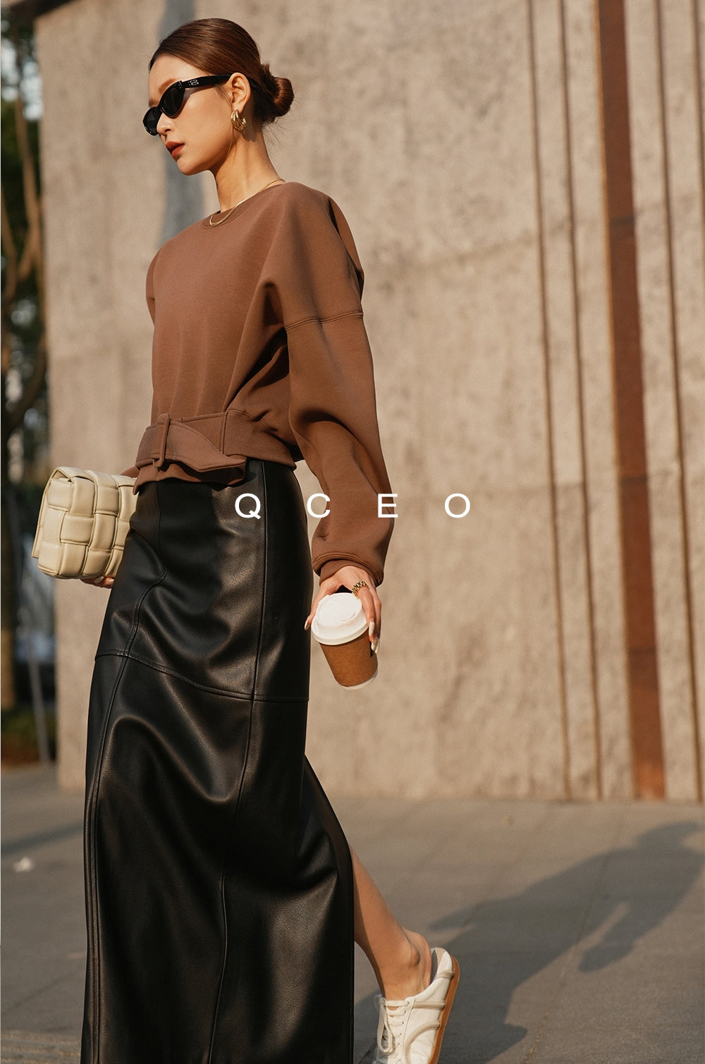 Loose-Fitting Waist Belt Knit_BDHL7149
