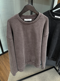 Crew Neck Loose Sweatshirt_BDHL6645