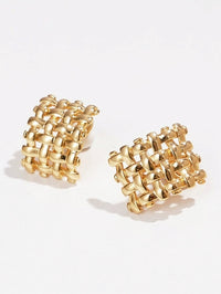 Metal Braided Ear Clips_BDHL7464